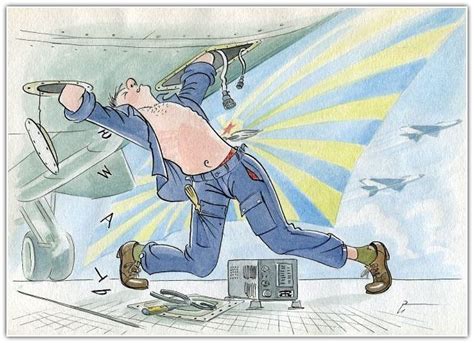 Comics Of Russian Air Force Mechanic Aviationhumormechanics