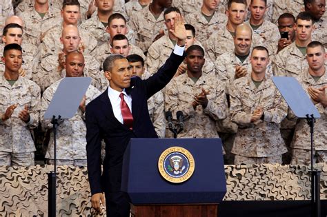 Commander In Chief Visits Camp Pendleton