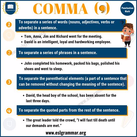 Commas In A Series Rules