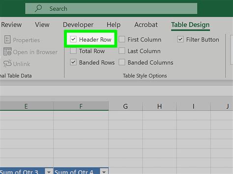 Comment Ajouter Une Ligne De Titres Sous Excel