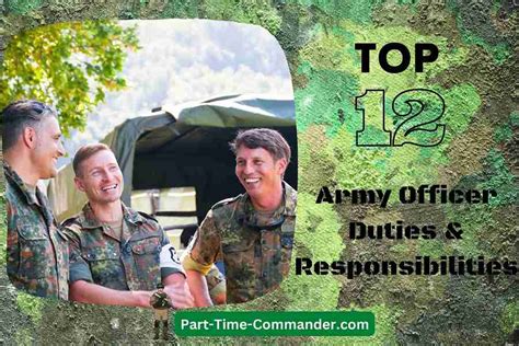 Commissioned Officer Roles And Responsibilities In The Military