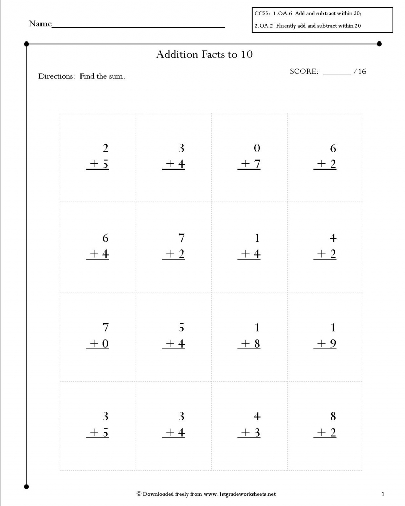 Common Core Math Worksheets Grade 5 Common Core Worksheets