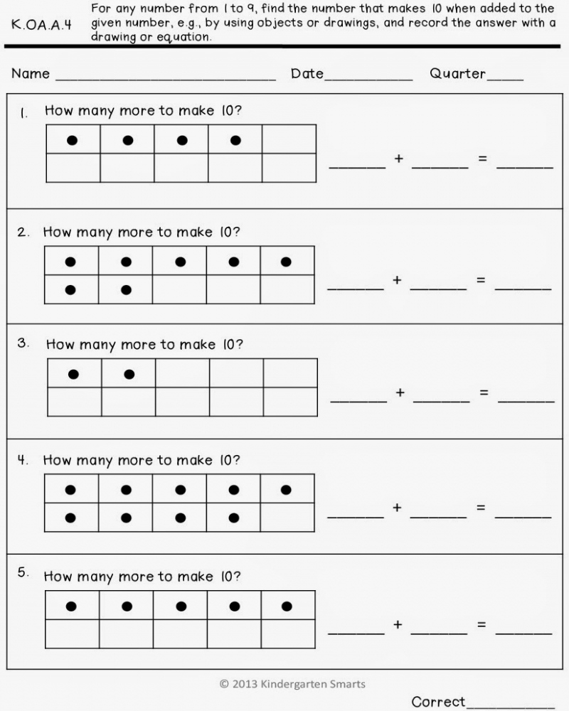 Common Core Math Worksheets