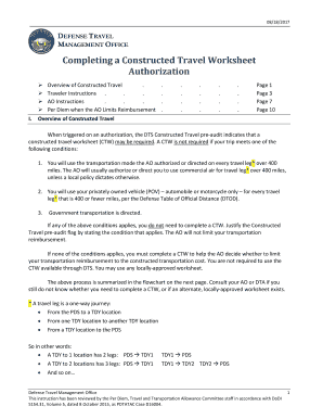 Completing A Constructed Travel Worksheet Voucher Completing A