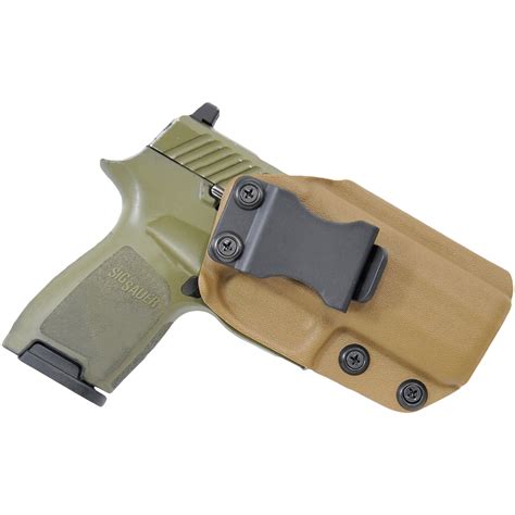 Concealed Carry Kydex Iwb Holster For Sig Sauer M18 P320c X Compact Carry Inside The Waistband Concealment Case 1 5 Clip