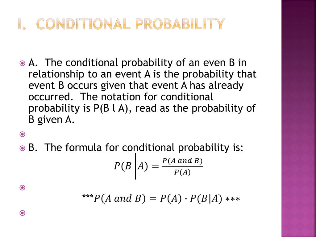 Conditional Probability