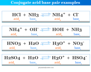 Conjugate Acid And Base Example