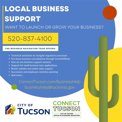 Connecttucson On Twitter Amp Quot Look At The Ways The City Of Tucson Can Help Your Business Call Our