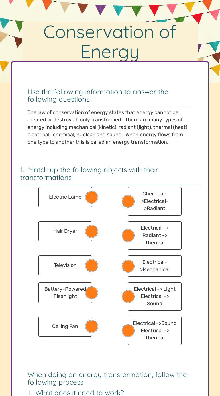 Conservation Of Energy Worksheet Pro Worksheet