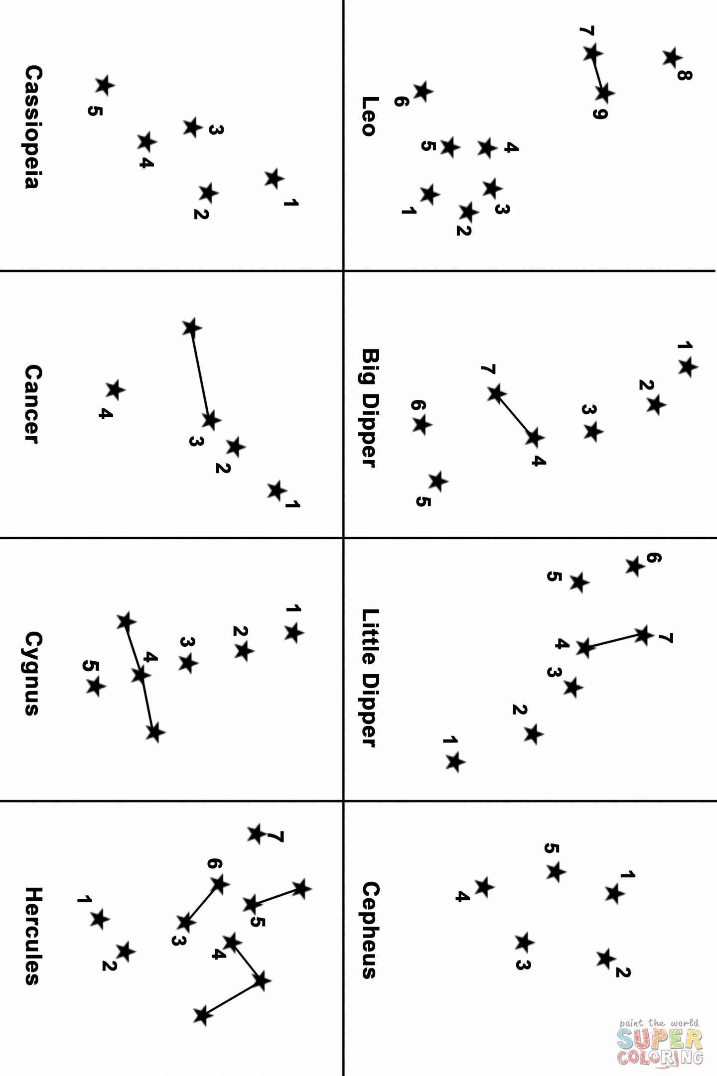 Constellation Worksheet By Katie Friedrich Tpt