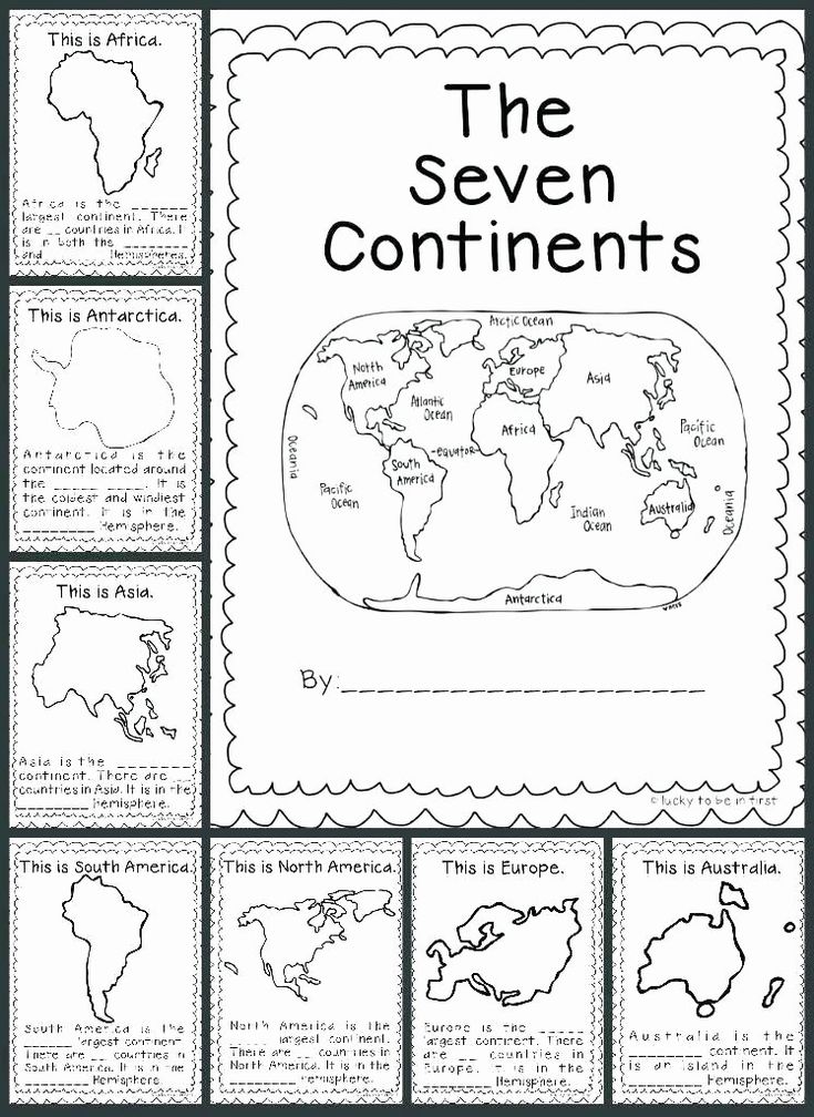 Continents And Oceans Geography Worksheet Printables Homeschool