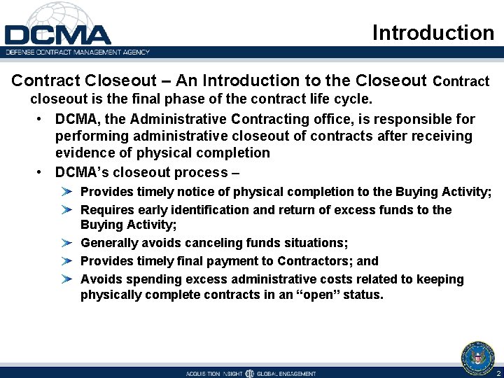 Contract Closeout 101 An Introduction To The Closeout