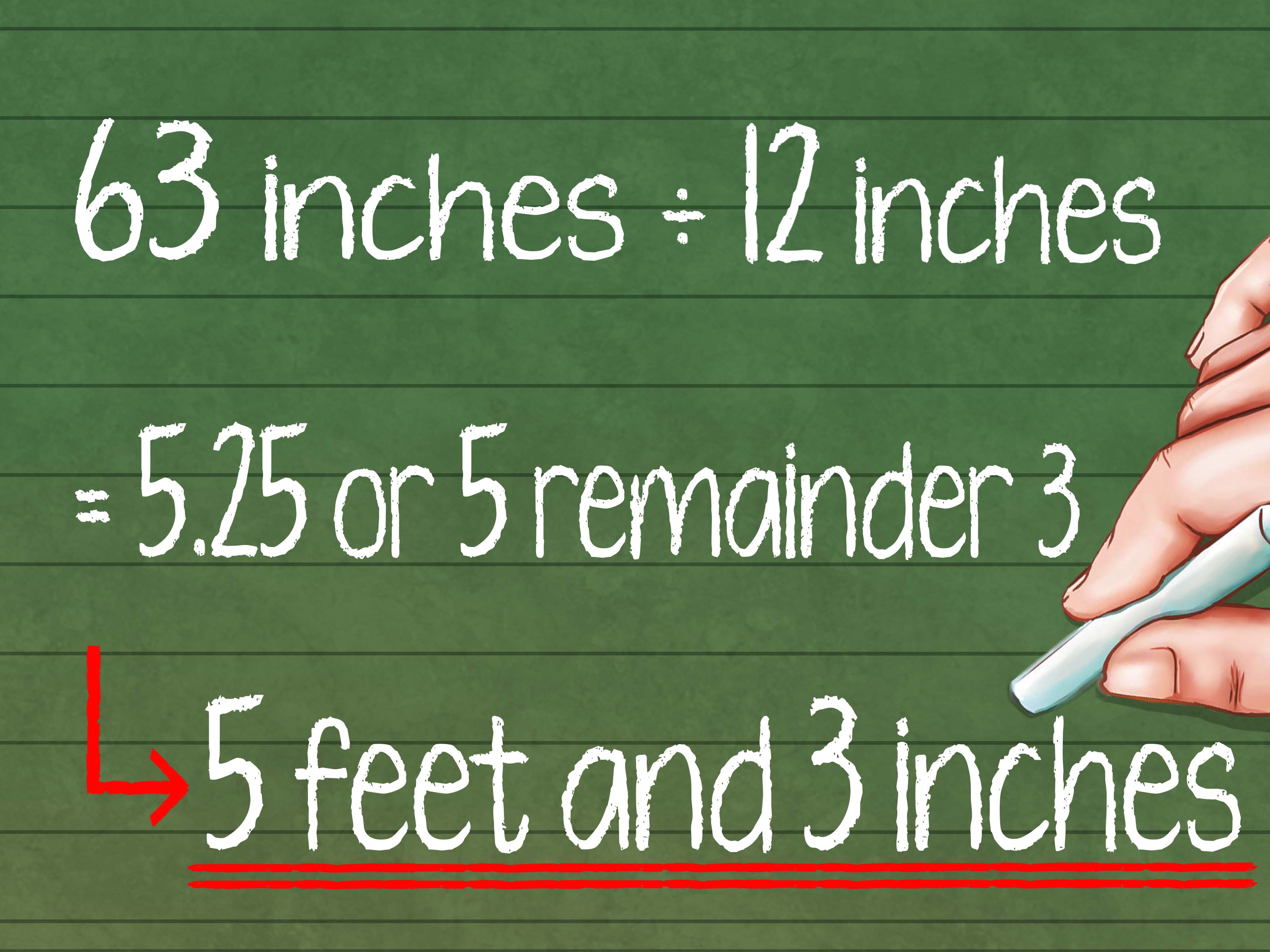 Convert Feet To Inches 5Ft To In