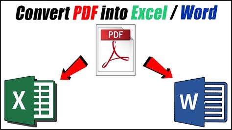 Convert Pdf File To Excel File Without Any Software Youtube