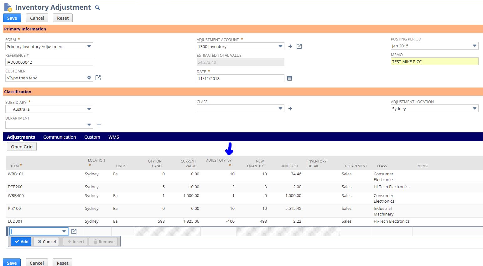 Correcting Inventory Quantities And Values In Netsuite