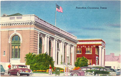 Corsicana Tx Post Office Photographs