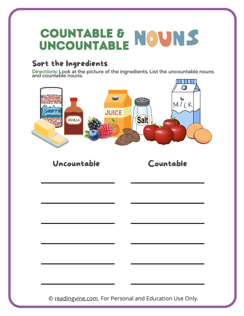 Countable And Uncountable Nouns Online Worksheet For Th Grade You Can Porn Sex Picture