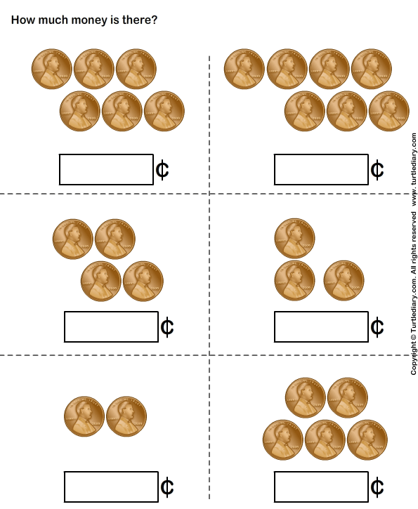 Counting Money Worksheets Kindergarten Free