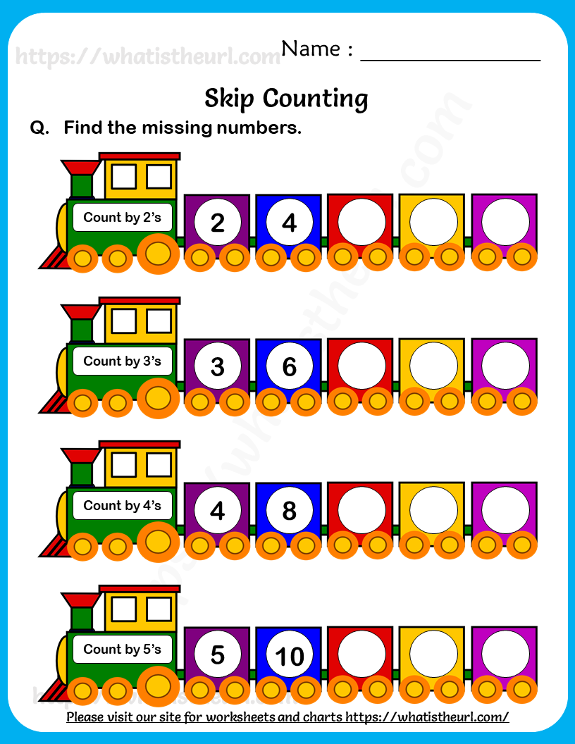 Counting On Worksheets Grade 2