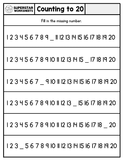 Counting To 20 Worksheets Counting In Twos Worksheet Printable Lexias