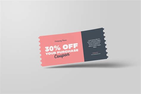 Coupon Mockup