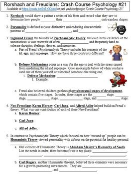 Crash Course Psychology Worksheets: Answers Revealed