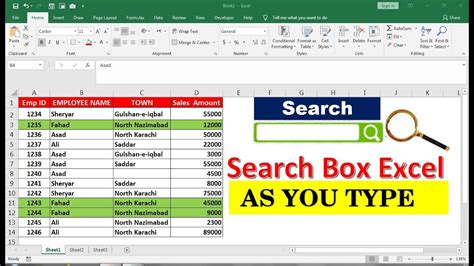 Create A Search Box In Excel Step By Step Tutorial