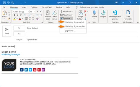 Create An Outlook Image Signature Productivity Portfolio