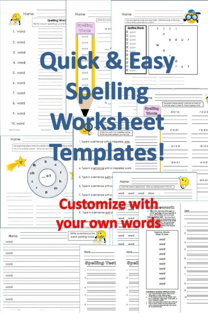 Create Spelling Worksheets Printable Peggy Worksheets