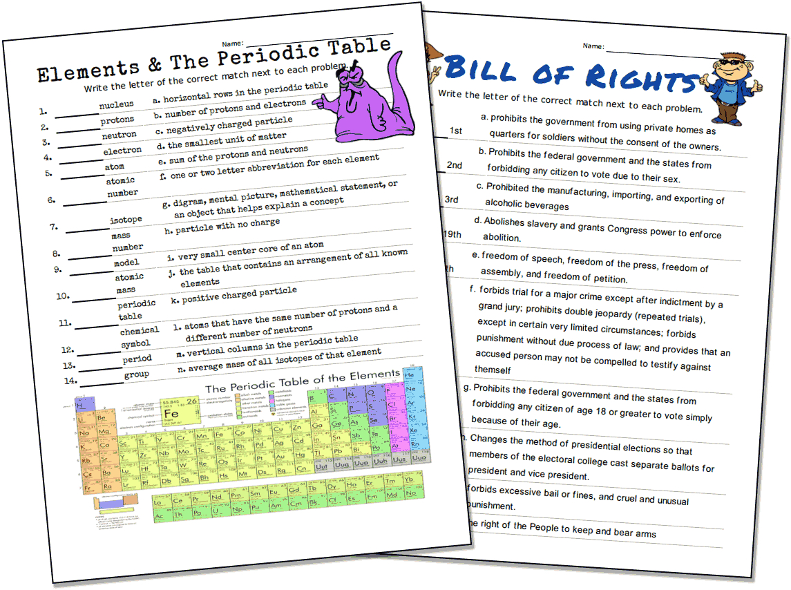 Create Your Own Vocabulary Worksheets