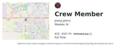 Crew Member Job In Waukee Ia At Jimmy John S Hiring Now