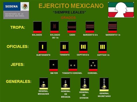 Cuales Son Los Rangos Militares