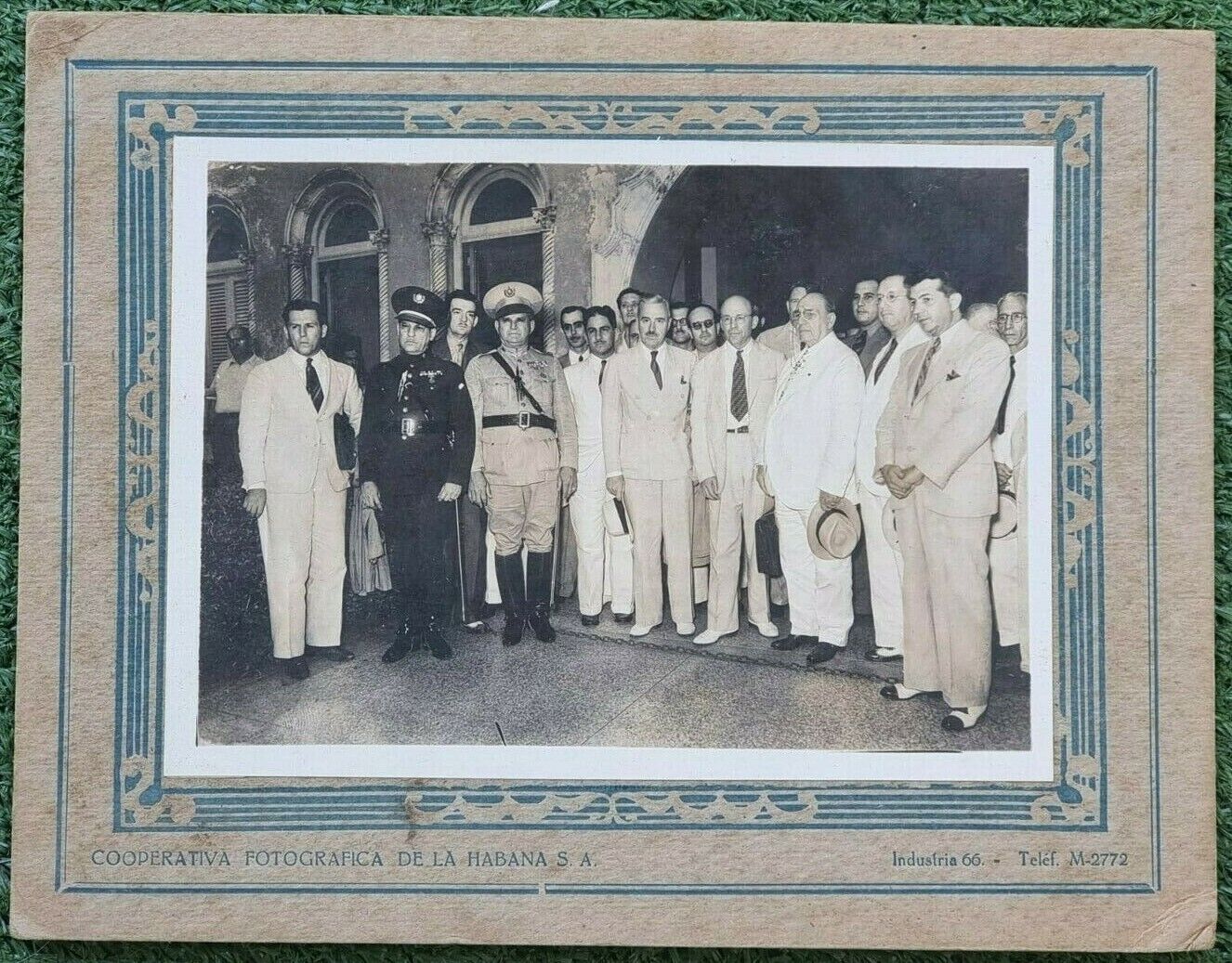 Cuban Cuba Police Military Captain Photograph 1930S Uniform Original Photo J 8 Ebay