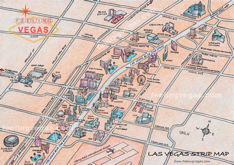 Current Las Vegas Strip Map 2023 Image To U