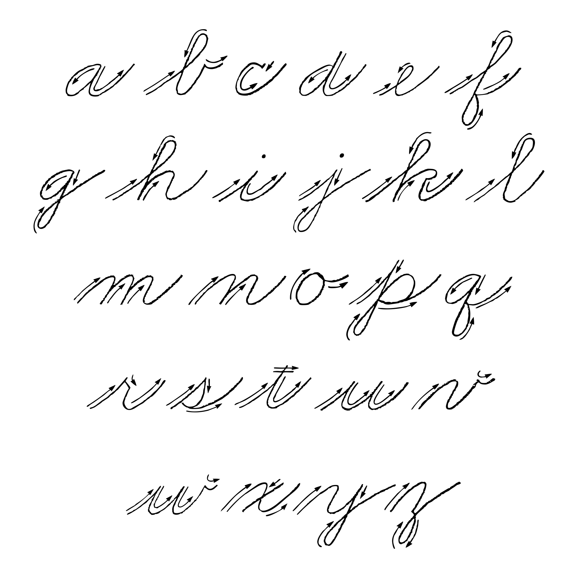 Cursive Lower Case Letters 20 Free Pdf Printables Printablee