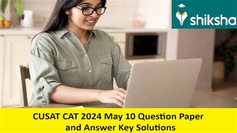 Cusat Cat 2024 Question Paper