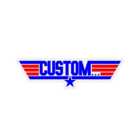 Custom Top Gun Call Sign Stickers Etsy