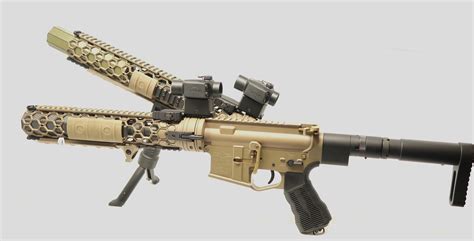 Customized Multi Caliber Combat Tactical Ar 15 Short Barreled Rifle Sbr With Badass Quick