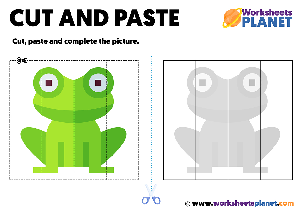 Cut And Paste Kindergarten Preschool Worksheets Worksheets Kindergarten And Shapes