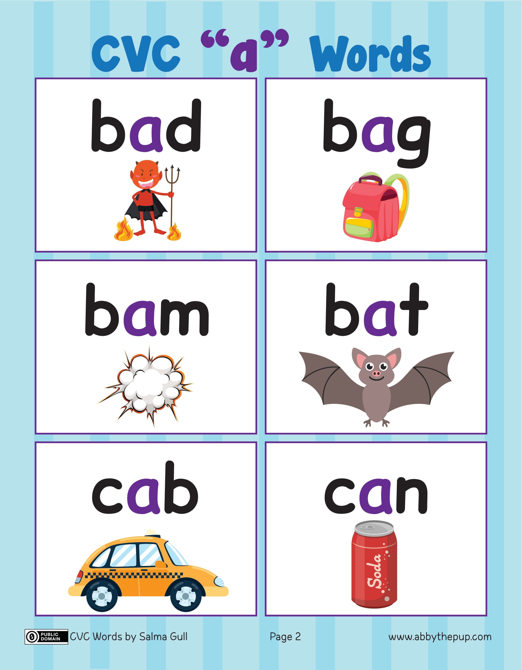 Cvc Words For Kindergarten Worksheet24