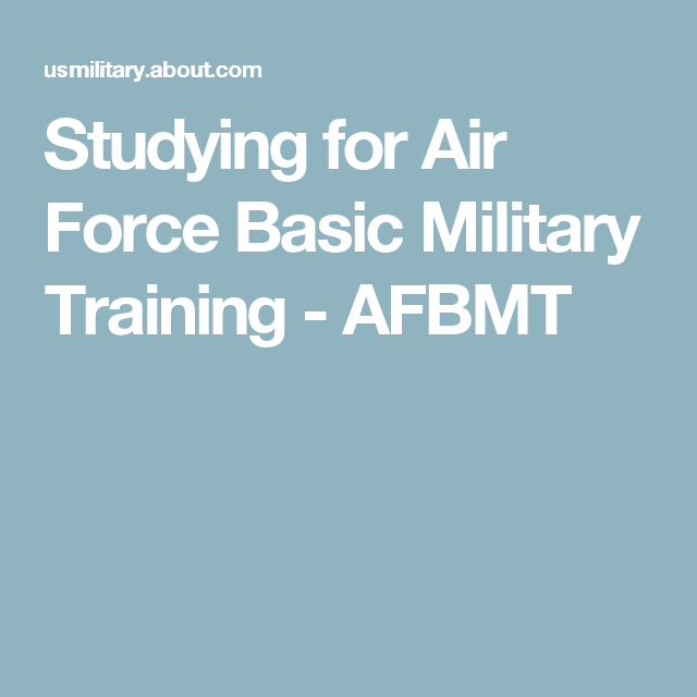 Daily Air Force Basic Military Training Afbmt Schedule