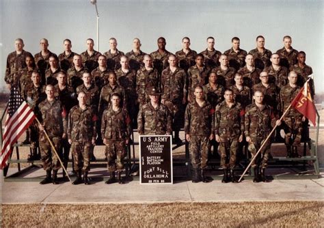 Dale R Funk 1982 Ft Sill Ok Basic Training I Am In The Back Row 2Nd