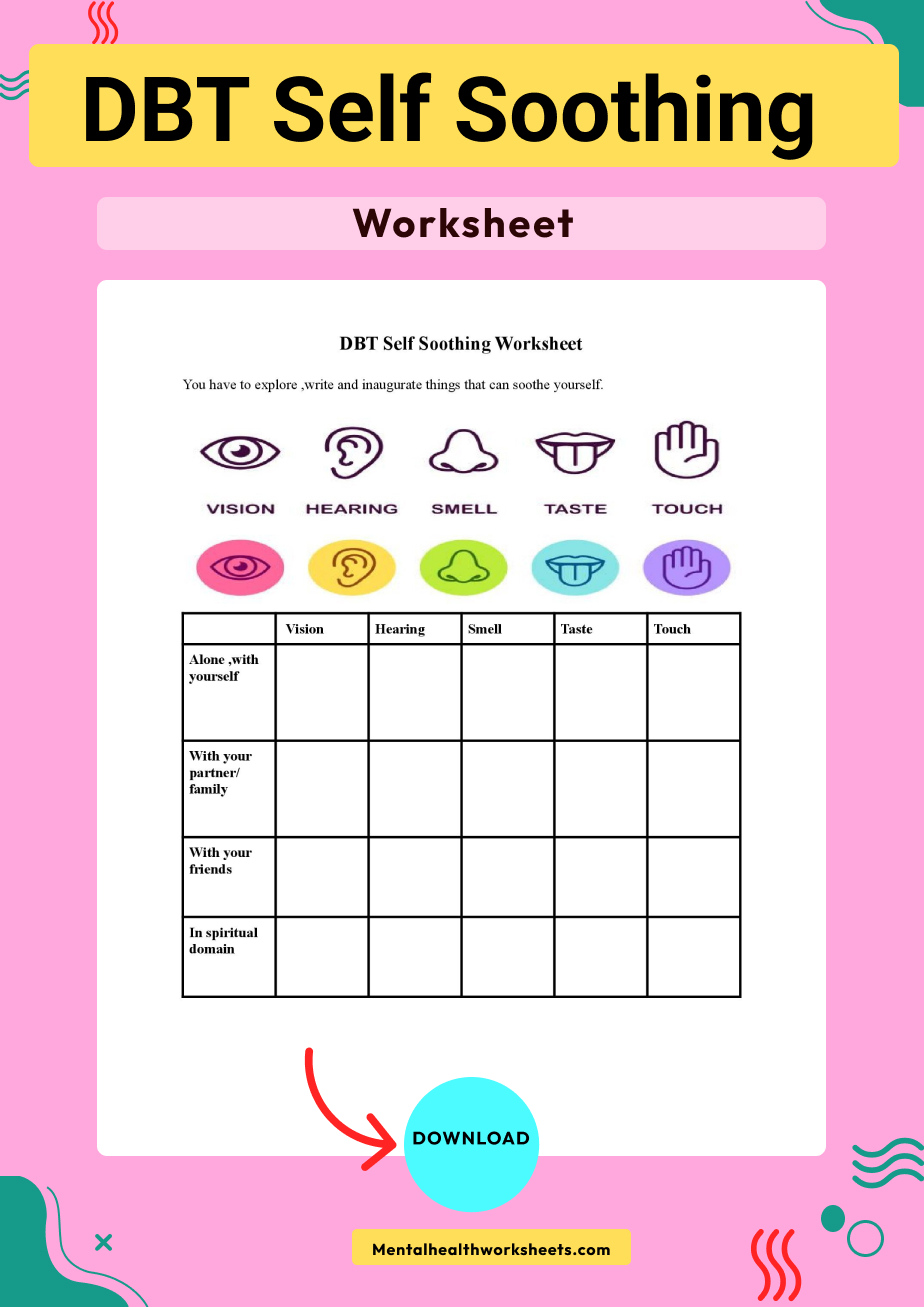 Dbt Skills Worksheets