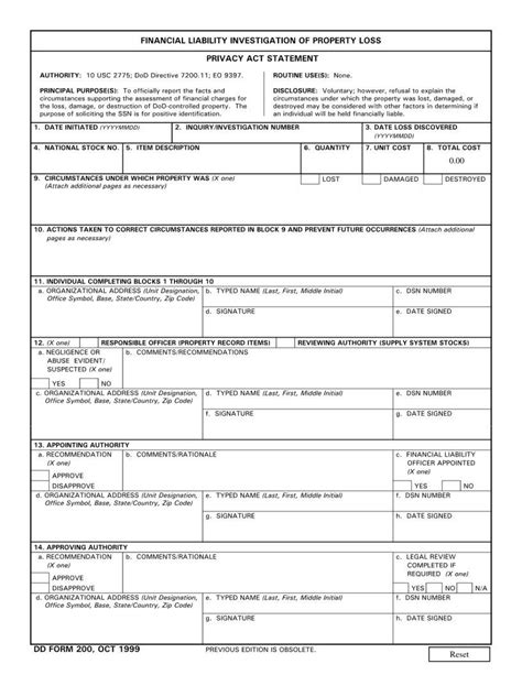 Dd Form 200 Army Fill Out Printable Pdf Forms Online