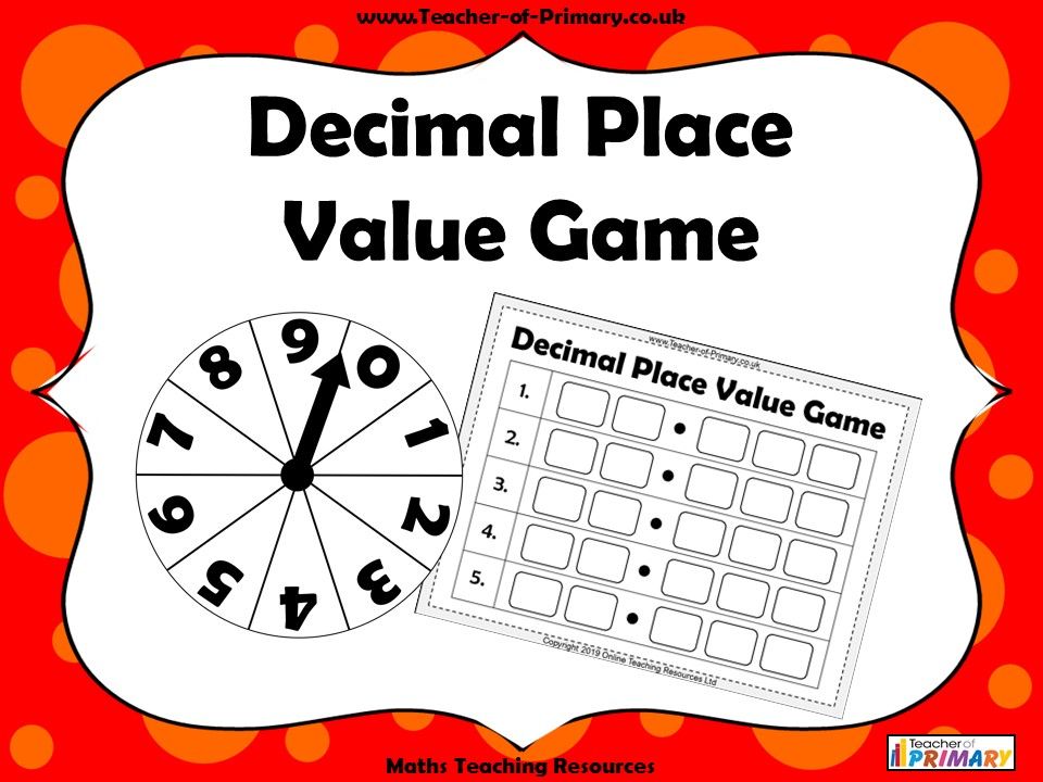 Decimal Place Value With Playing Cards Games 4 Gains Decimal Place Value With Playing Cards