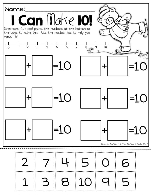 5 Fun Kindergarten Worksheets for Decomposing Numbers