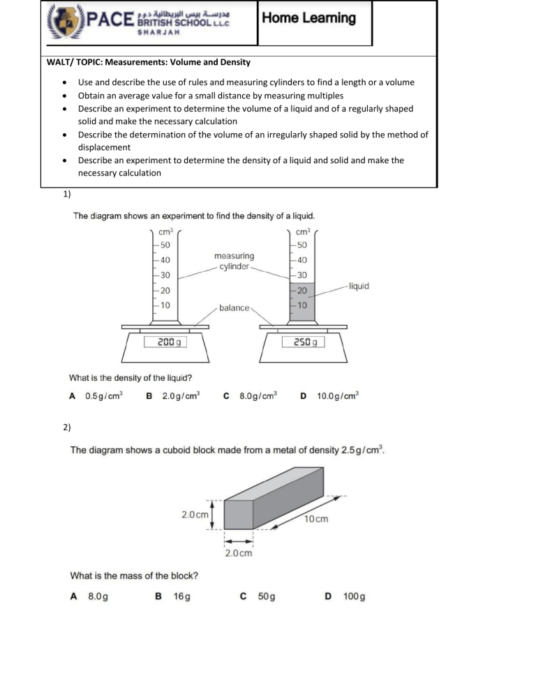 Density And Graphing Worksheet Complete Pdf Physical Science Unit 4 Name Q 4 02 Density