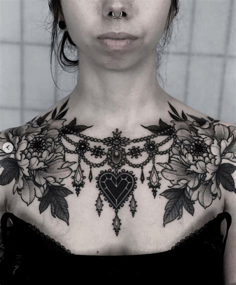 Details More Than 87 Chest Womens Tattoo Best In Cdgdbentre