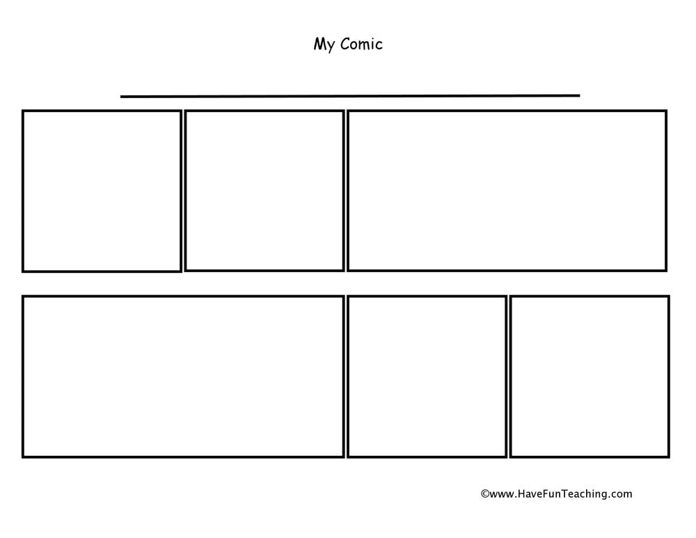 Different Shapes Comic Strip Worksheets Worksheetscity