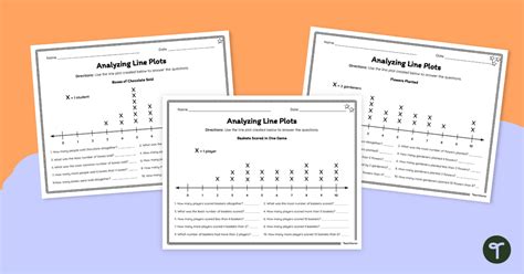 Differentiated Line Plot Worksheet Teach Starter